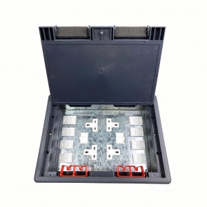 3/4 compart floorbox