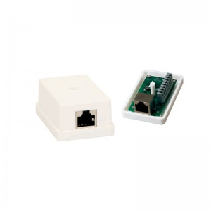 Shielded Single Port Dual IDC Surface Mount Box/Junction Box
