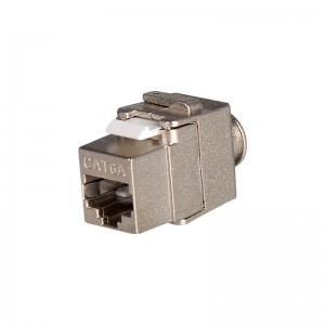 Shielded CAT6 CAT6A Toolless 110 IDC RJ45 Jack