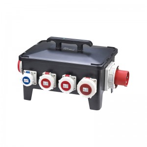 Outdoor IP66 Industrial Mobile Portable Waterproof Combined Socket Distribution Box