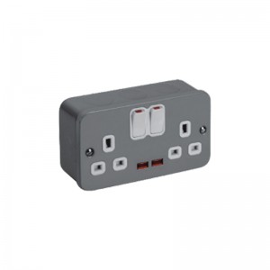 SF-8336SLDR 86*86mm Overload Protection USB Outlet / Wall Socket / Desktop Socket Modules