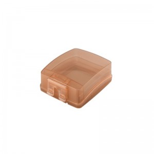 SF-HM17 IP55 waterproof box PP+sillicone seal brown for 1 gang 86 switch socket