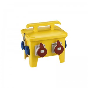 Outdoor IP66 Industrial Mobile Portable Waterproof Combined Socket Distribution Box