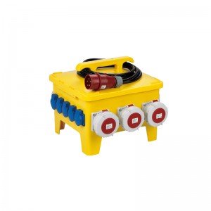 Outdoor IP66 Industrial Mobile Portable Waterproof Combined Socket Distribution Box