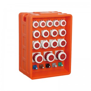 SF-NP1906 Outdoor IP66 Industrial Mobile Portable Waterproof Combined Socket Distribution Box