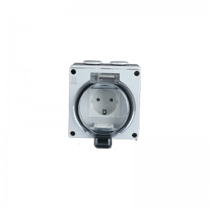 IEC60884 Standard IP66 Outdoor Waterproof Wall Socket Enclosure Box