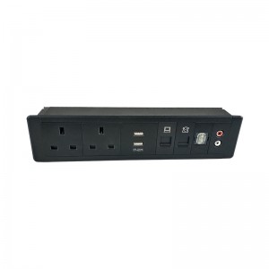 Safewire FZ-507 with 2 UK socket + USB + Cat6 + RJ45 +HDMI + Audio socket (2)