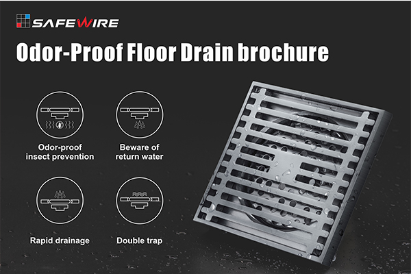 Safewire Odor-Proof Floor Drain brochure