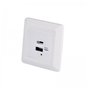 86*86mm Desktop USB Socket /Socket Outlet Box /USB Modules