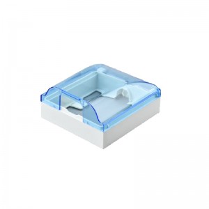 IP55 waterproof box PP+sillicone seal brown