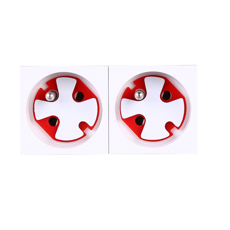 Screwless Single Double Triple 45X45mm French Module Angle Schuko Socket/Electrical Outlet with Connector Featured Image
