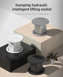 SafewireFz-VL-004: 4-Side Cylindrical Pneumatic Socket Wireless Charger, USB Charger and Outlets