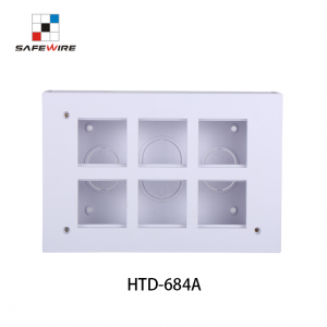 Safewire HTD-684A TUV CE certificated access floor boxes cavity floor boxes EV charging station