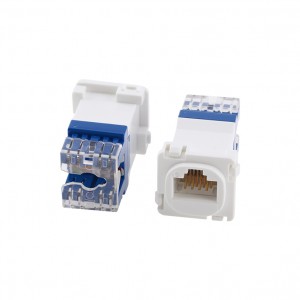 CAT5e unshielded data keystone white