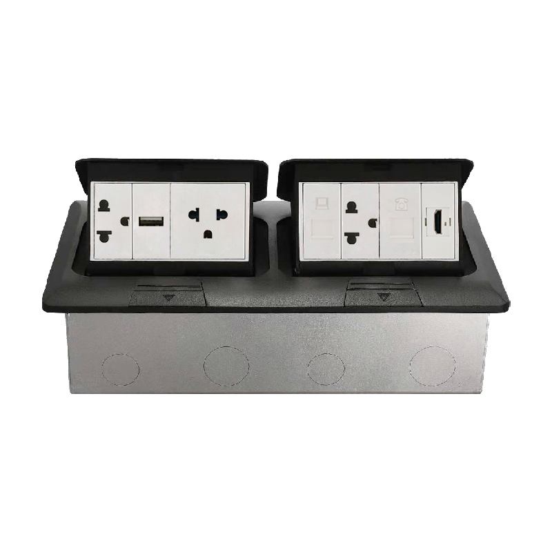 2 gang socket socket outlet box Serviced power grommets Featured Image
