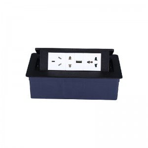 Official Furniture Socket with 3 Gangs 45*45mm Receptacle/Desk Socket