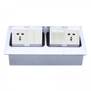 2 gang socket socket outlet box Serviced power grommets