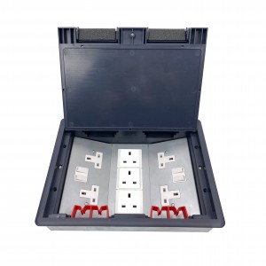 3/4 compart floorbox