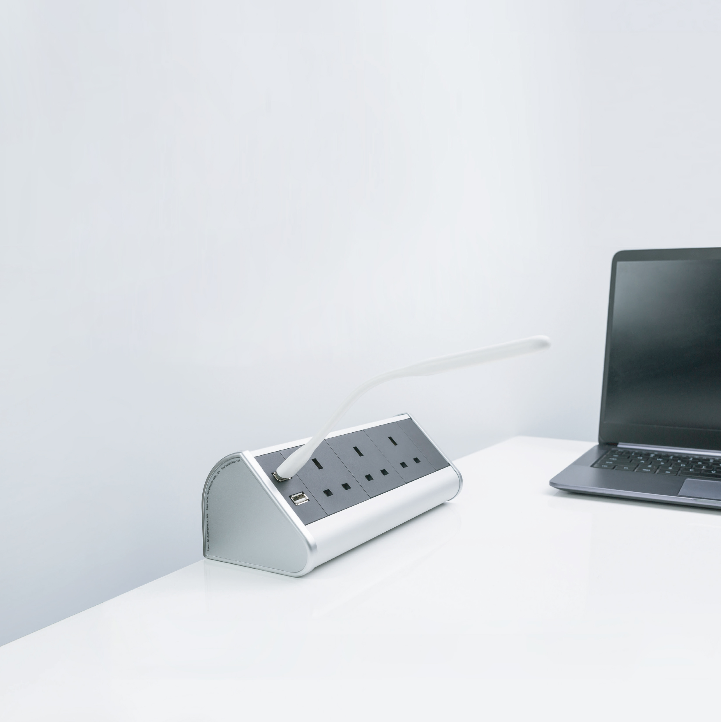 Desk Clamping Power Socket with USB and LAN Ports/Electric Socket Featured Image